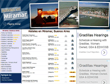 Tablet Screenshot of hotelesenmiramar.info